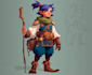illustrate a character design, game character, concept