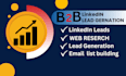 b2b lead generation and linkedin lead generation