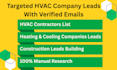 provide targeted hvac company leads with verified emails