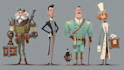 design professional 2d characters