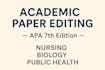 academic paper editing services