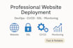 create a modern and professional website