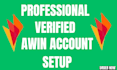 create, verify, and set up your awin affiliate account