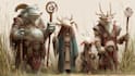 illustrate fantasy art creatures and characters