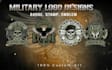 create custom tactical badge, patch and vintage logo design for you