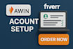 create and set up your awin affiliate account