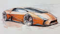 do professional concept car sketch and design illustration
