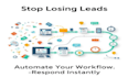 automate lead management for agencies using CRM and workflow
