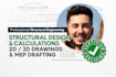 provide structural drawings and calculations