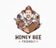 create eye catching honey bee logo design in 24 h