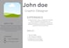 design a professional resume CV or career document