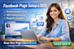 setup professional facebook page with SEO
