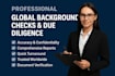 provide professional global background checks and due diligence