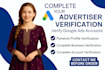 google ads account verification