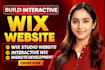 web design an interactive wix studio website