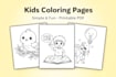 create printable coloring pages for kids