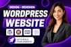 build, design or redesign divi wordpress website, divi 5