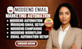 setup moosend email automation email campaign onboarding marketing workflow