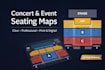 design professional concert and event seating maps
