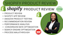 do a shopify app review, product review app installation audit