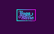 design unique yoga barre studio logo