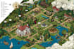 create city, event, tourist, and fantasy map illustration