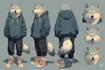 draw your furry character reference sheet