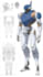 draw mecha and robot reference sheet in anime style