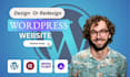 build wordpress website with elementor and elementor pro