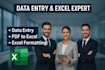 do data entry and data cleaning
