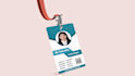 design a professional id card for business or institute