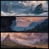 draw environment concept art, fantasy worlds