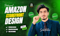create amazon storefront design and amazon brand store