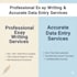 write professional essays and do accurate data entry work