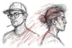 create scribble art portrait of your photo