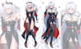 draw custom dakimakura body pillow anime art, oc, waifu, husbando, sfw