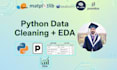 do python data cleaning preprocessing and visualization for ml analysis