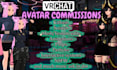 do vrchat avatar commission