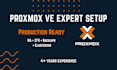 expertly do proxmox setup and configuration with ha, zfs, backups