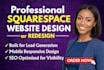 build squarespace website, design or redesign squarespace website development