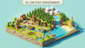 create optimized low poly 3d maps for game engines
