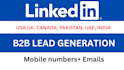 do linkedin b2b lead generation with email phone numbers