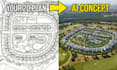 generate ai masterplan concepts from your 2d site plan
