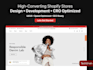 design modern shopify store with advanced features