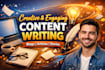 do creative writing and content writing