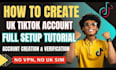 make a USA,UK and germany tiktok account without using a VPN
