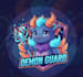do a demon mascot logo with t shirt design