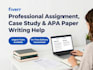 help you to write assignments, case studies and apa paper