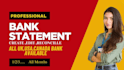 reconcile bank statement PDF to editable format