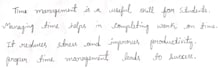 write assignments ,notes and letter